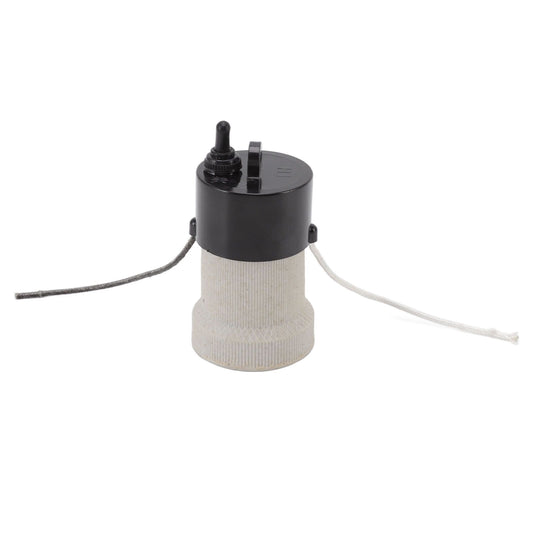 E27 Porcelain Lamp Holder Waterproof 2 Levels Adjustable Temp Heat Insulation Small Tee Heat Light Socket V1294-YM3111220248311-0421