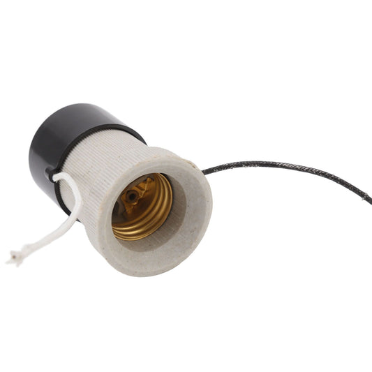 E27 Porcelain Lamp Holder Waterproof 2 Levels Adjustable Temp Heat Insulation Small Tee Heat Light Socket V1294-YM3111220248311-0421