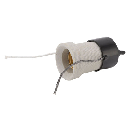 E27 Porcelain Lamp Holder Waterproof 2 Levels Adjustable Temp Heat Insulation Small Tee Heat Light Socket V1294-YM3111220248311-0421
