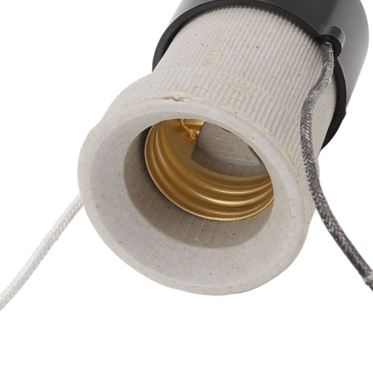 E27 Porcelain Lamp Holder Waterproof 2 Levels Adjustable Temp Heat Insulation Small Tee Heat Light Socket V1294-YM3111220248311-0421
