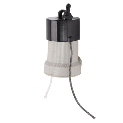 E27 Porcelain Lamp Holder Waterproof 2 Levels Adjustable Temp Heat Insulation Small Tee Heat Light Socket V1294-YM3111220248311-0421