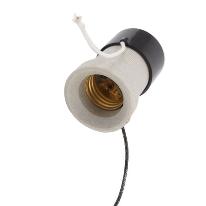 E27 Porcelain Lamp Holder Waterproof 2 Levels Adjustable Temp Heat Insulation Small Tee Heat Light Socket V1294-YM3111220248311-0421