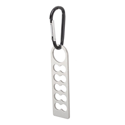 Tent Peg Organizer with Buckle 304 Stainless Steel Camping Nail Holder Tent Stakes Storage Rack V1294-YM3111220250911-0421