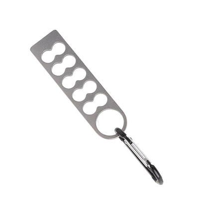 Tent Peg Organizer with Buckle 304 Stainless Steel Camping Nail Holder Tent Stakes Storage Rack V1294-YM3111220250911-0421