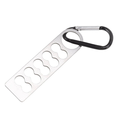 Tent Peg Organizer with Buckle 304 Stainless Steel Camping Nail Holder Tent Stakes Storage Rack V1294-YM3111220250911-0421
