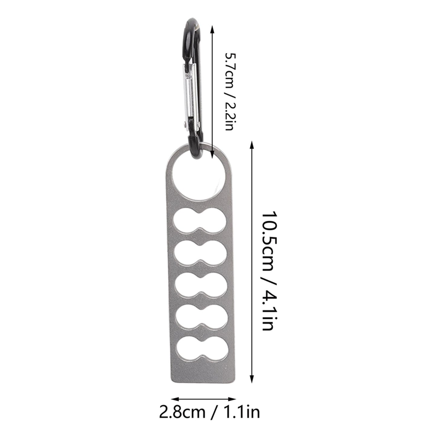 Tent Peg Organizer with Buckle 304 Stainless Steel Camping Nail Holder Tent Stakes Storage Rack V1294-YM3111220250911-0421