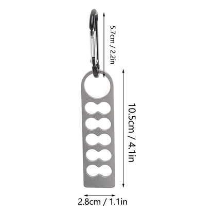 Tent Peg Organizer with Buckle 304 Stainless Steel Camping Nail Holder Tent Stakes Storage Rack V1294-YM3111220250911-0421
