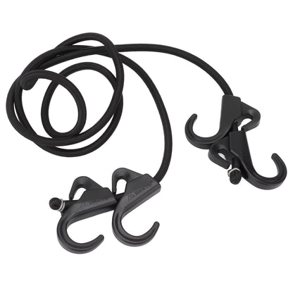 Camping Rope Strap UV Resistant POM Material Black Hooks Function Bungee Cords for Luggage Bundling V1294-YM3111220252211-0421