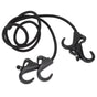 Camping Rope Strap UV Resistant POM Material Black Hooks Function Bungee Cords for Luggage Bundling V1294-YM3111220252211-0421