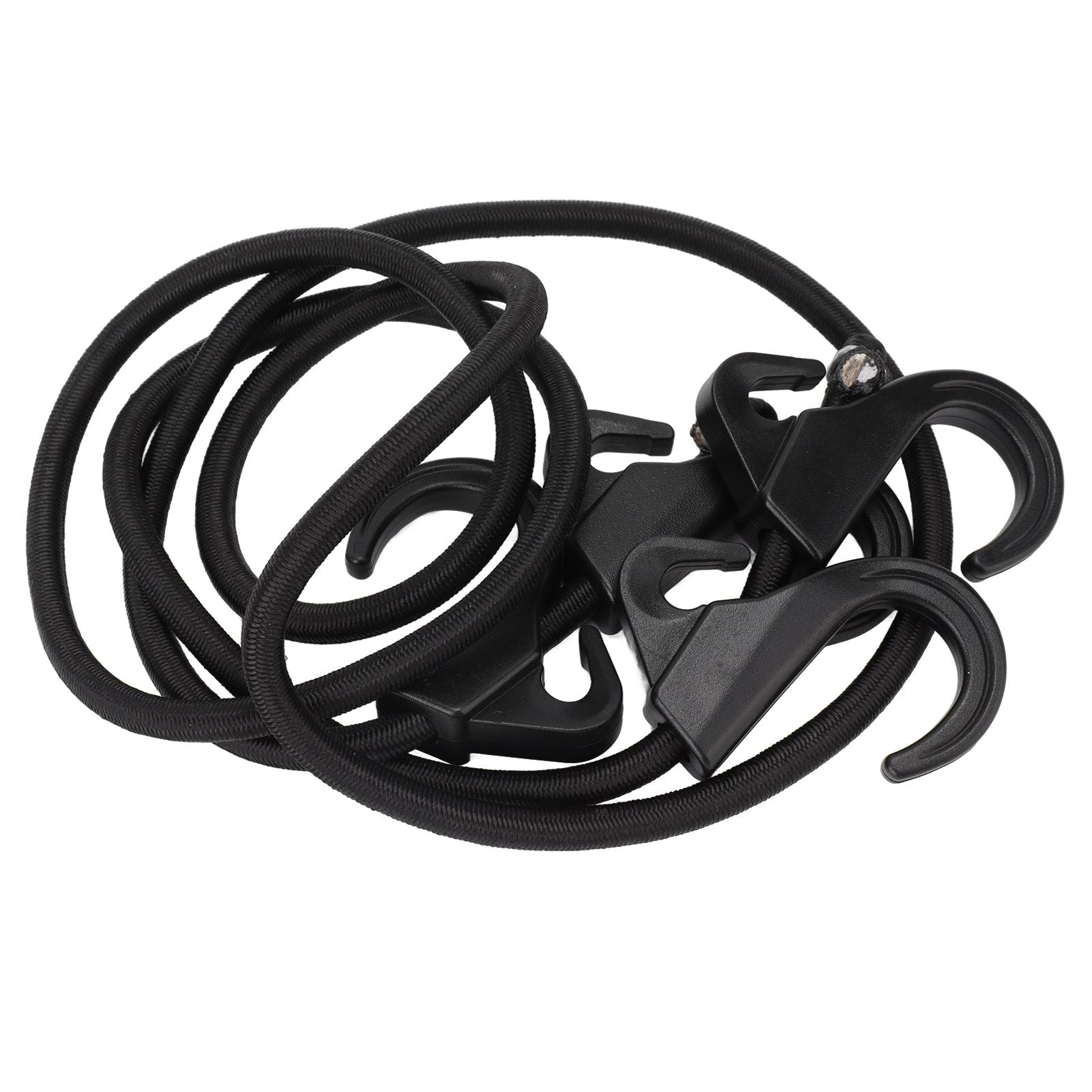 Camping Rope Strap UV Resistant POM Material Black Hooks Function Bungee Cords for Luggage Bundling V1294-YM3111220252211-0421