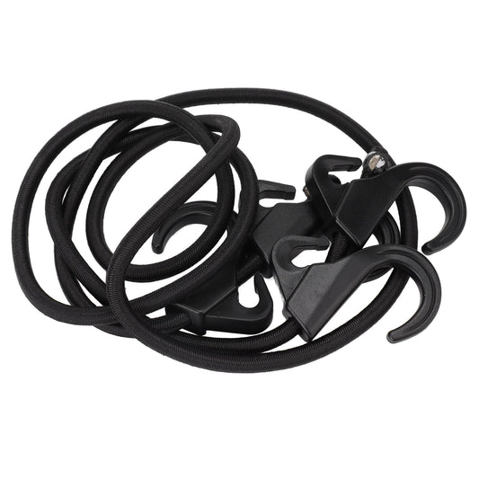 Camping Rope Strap UV Resistant POM Material Black Hooks Function Bungee Cords for Luggage Bundling V1294-YM3111220252211-0421