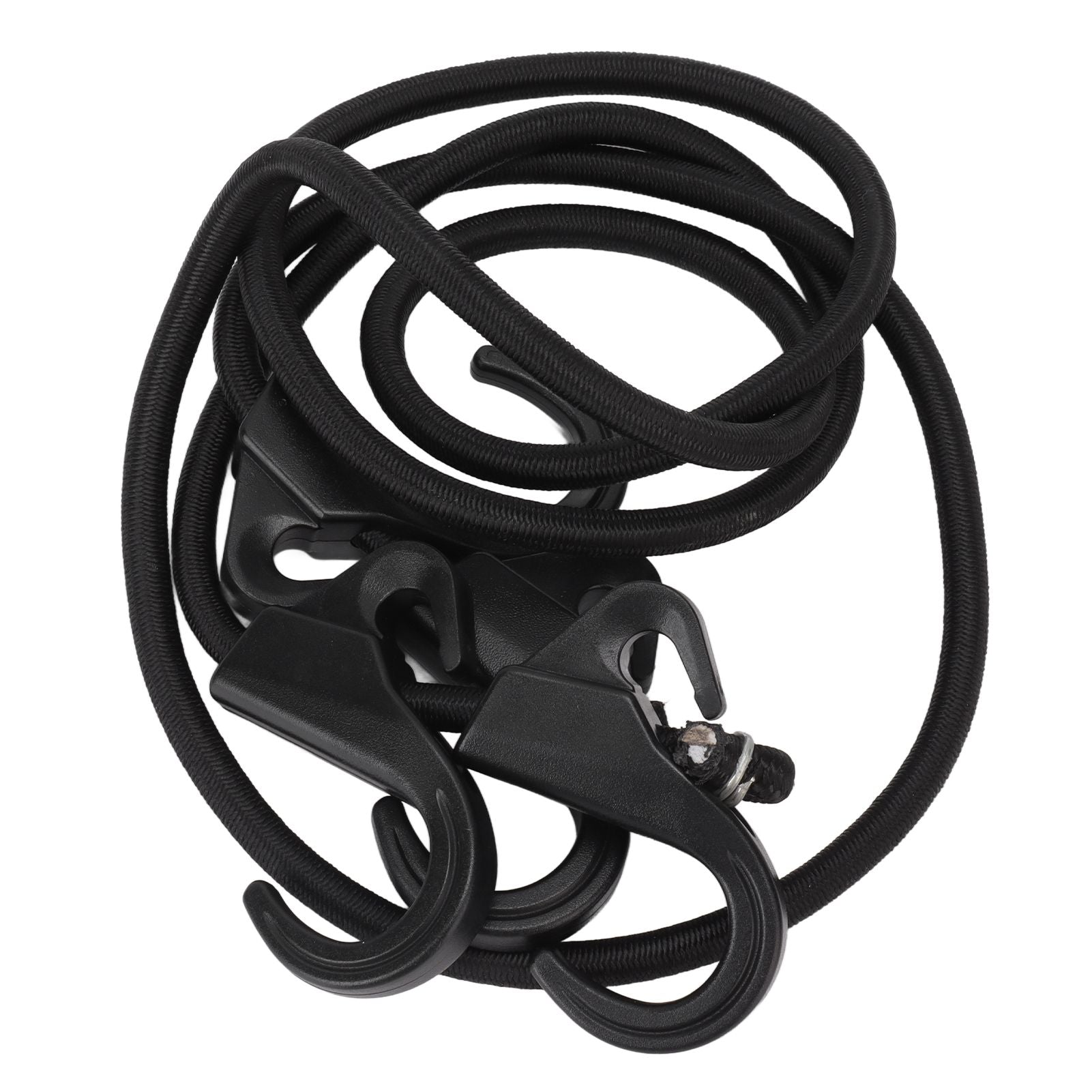 Camping Rope Strap UV Resistant POM Material Black Hooks Function Bungee Cords for Luggage Bundling V1294-YM3111220252211-0421