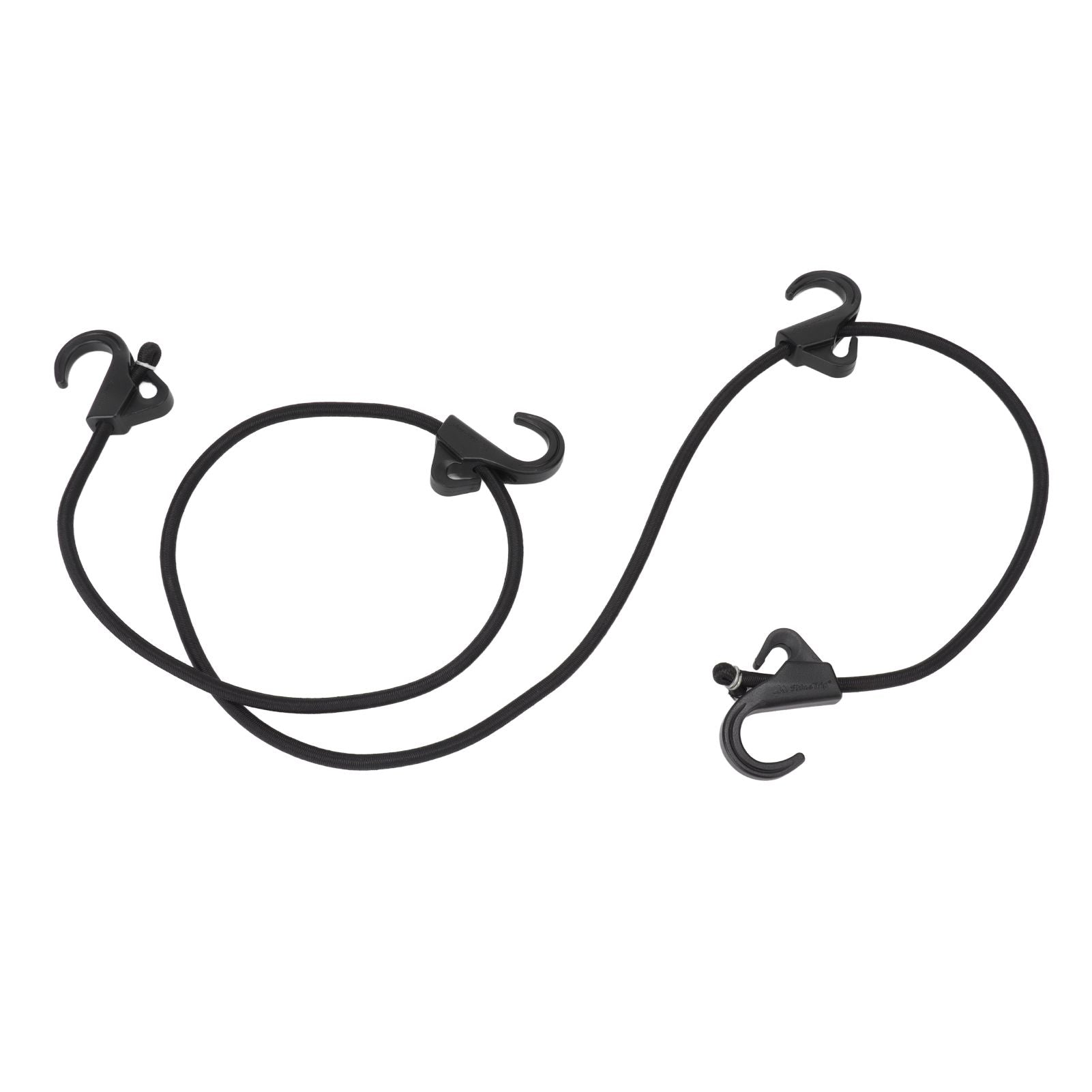 Camping Rope Strap UV Resistant POM Material Black Hooks Function Bungee Cords for Luggage Bundling V1294-YM3111220252211-0421