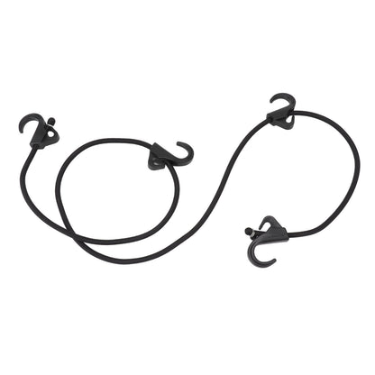 Camping Rope Strap UV Resistant POM Material Black Hooks Function Bungee Cords for Luggage Bundling V1294-YM3111220252211-0421