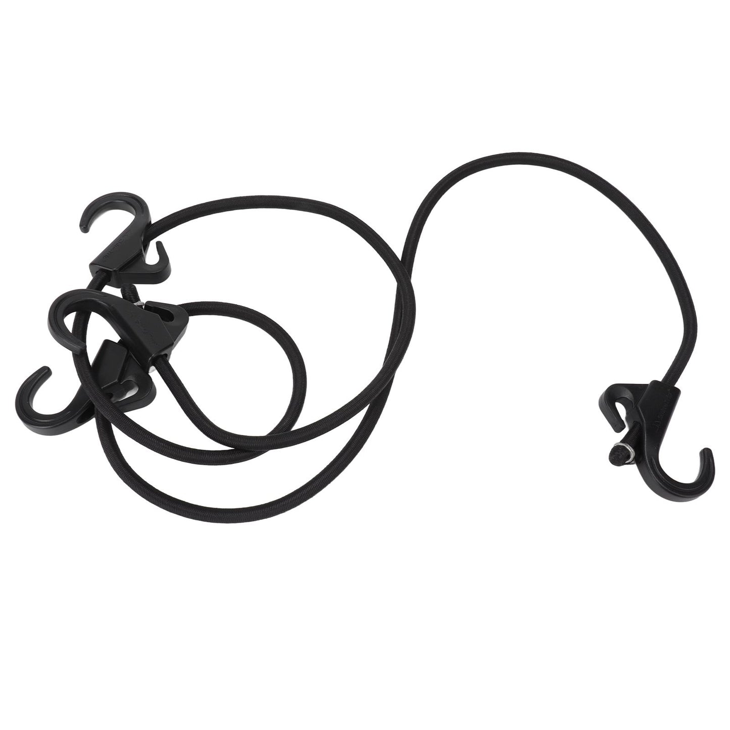 Camping Rope Strap UV Resistant POM Material Black Hooks Function Bungee Cords for Luggage Bundling V1294-YM3111220252211-0421