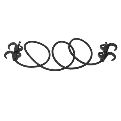 Camping Rope Strap UV Resistant POM Material Black Hooks Function Bungee Cords for Luggage Bundling V1294-YM3111220252211-0421