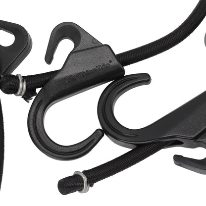 Camping Rope Strap UV Resistant POM Material Black Hooks Function Bungee Cords for Luggage Bundling V1294-YM3111220252211-0421