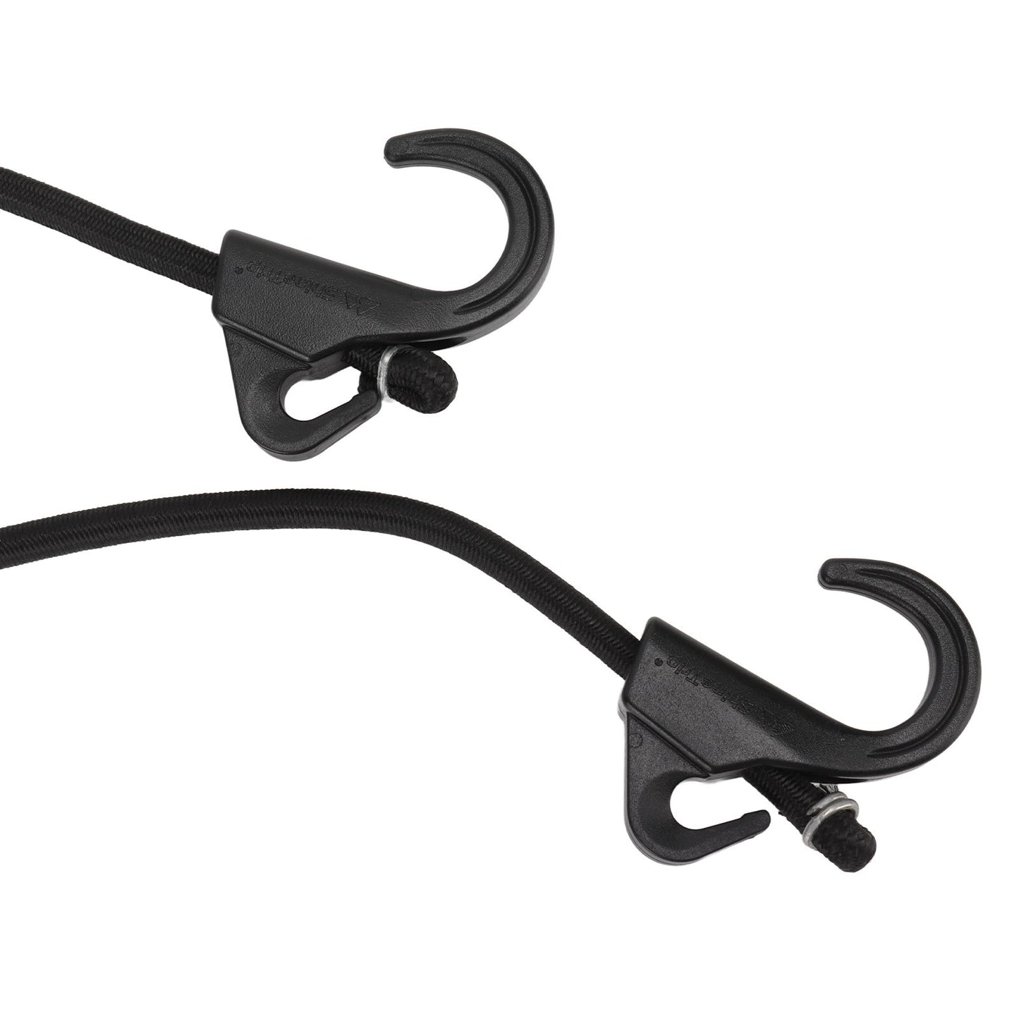 Camping Rope Strap UV Resistant POM Material Black Hooks Function Bungee Cords for Luggage Bundling V1294-YM3111220252211-0421
