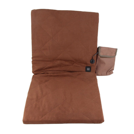 Electric Heating Seat Cushion Foldable Stadium Seats Heated Cover Pads with Backrest for Camping Fishing V1294-YM3111220254313-0421