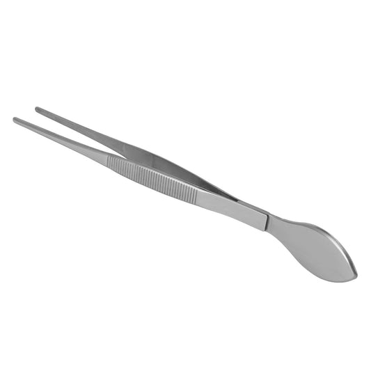 Bonsai Tweezers Stainless Steel Straight Serrated Tips Potted Plant Soil Loosening Spatula V1294-YM3111220255311-0421