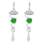 2Pcs Gazing Ball Spiral Tail Wind Spinner Stabilizer Stainless Steel Spiral Wind Chimes for Outside Green V1294-YM3111220255512-0421