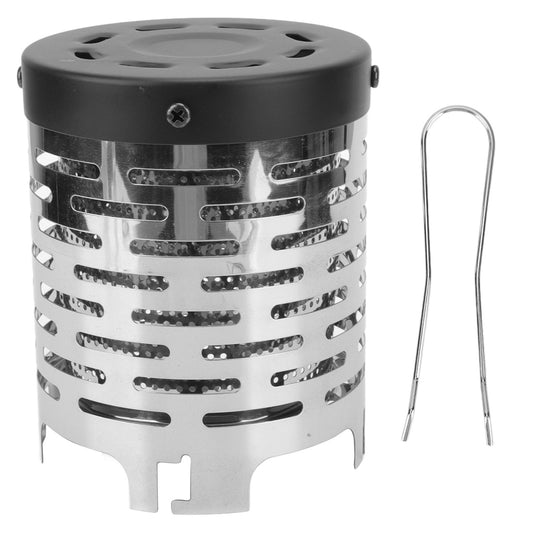 Camping Heating Stove Cover Portable Mini Stainless Steel Outdoor Camping Stove Accessories for Autumn Winter V1294-YM3111220255611-0421