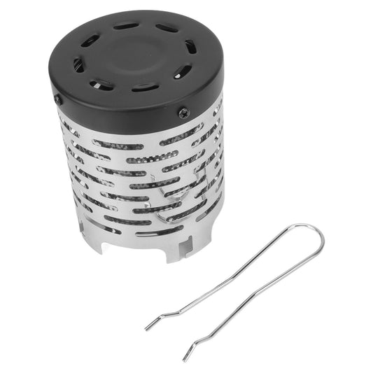 Camping Heating Stove Cover Portable Mini Stainless Steel Outdoor Camping Stove Accessories for Autumn Winter V1294-YM3111220255611-0421