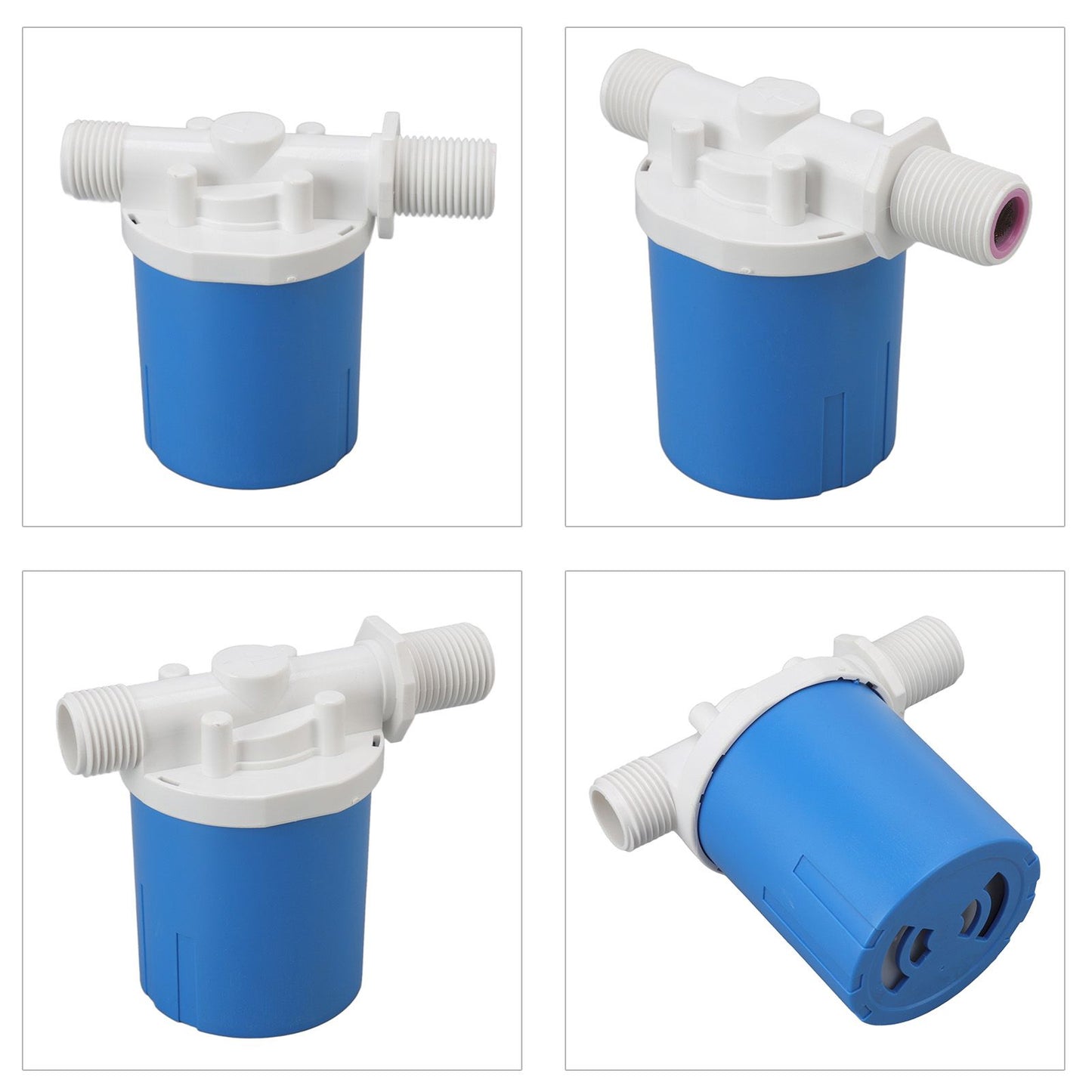 Automatic Float Valve Plastic Compact Leakage Proof Inner Water Level Control Valve for Water Tank G1/2 Built V1294-YM3111220255911-0421