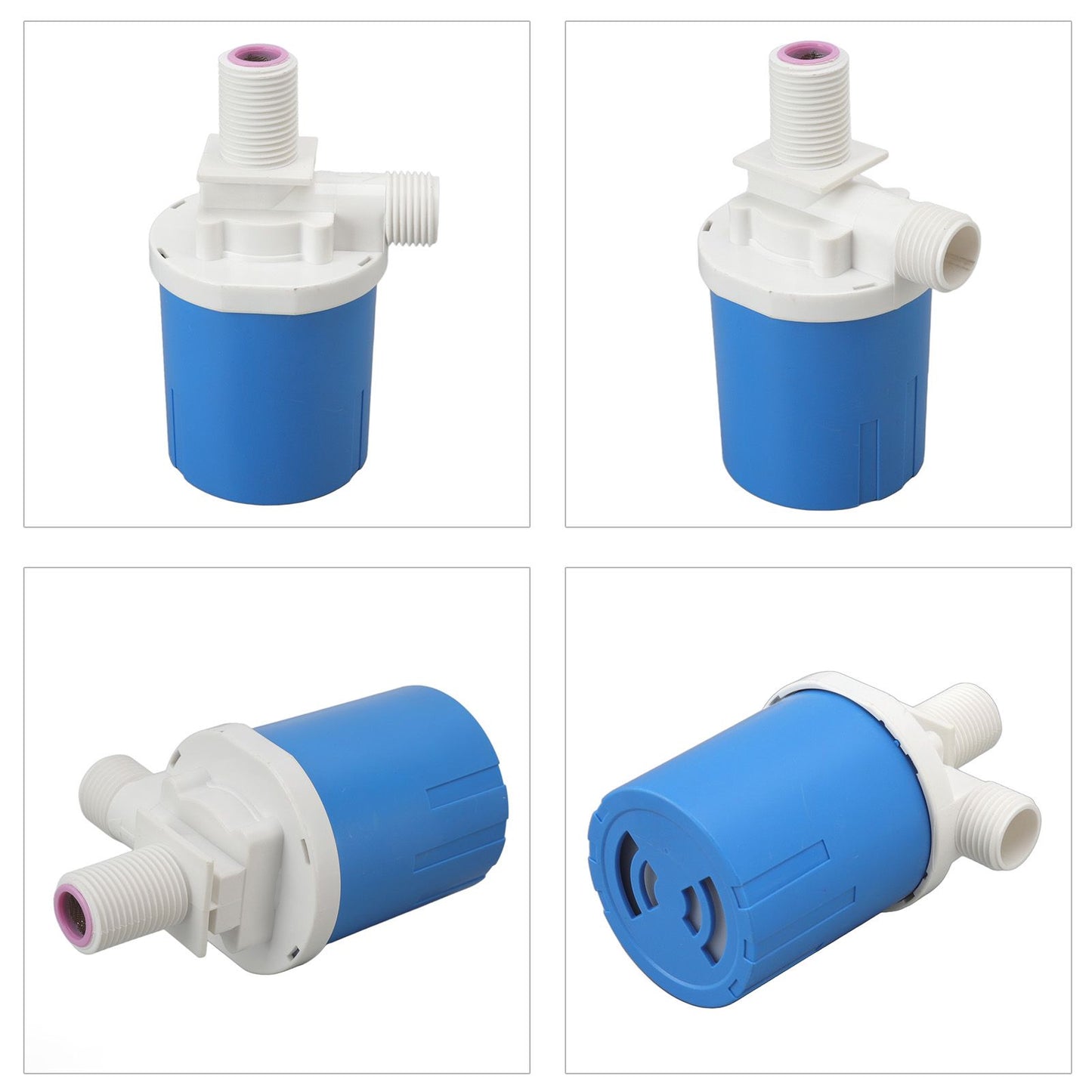 Automatic Float Valve Plastic Compact Leakage Proof Inner Water Level Control Valve for Water Tank G1/2 Built V1294-YM3111220255912-0421