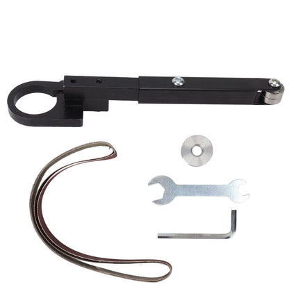 Belt Sander Attachment Sturdy Steel Low Noise Impact High Stability Sand Belt Machine Pipe for Knife Gaps Hole V1294-YM3111220257011-0421