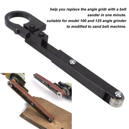 Belt Sander Attachment Sturdy Steel Low Noise Impact High Stability Sand Belt Machine Pipe for Knife Gaps Hole V1294-YM3111220257011-0421
