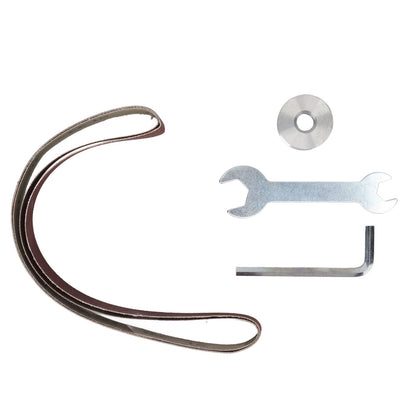 Belt Sander Attachment Sturdy Steel Low Noise Impact High Stability Sand Belt Machine Pipe for Knife Gaps Hole V1294-YM3111220257011-0421