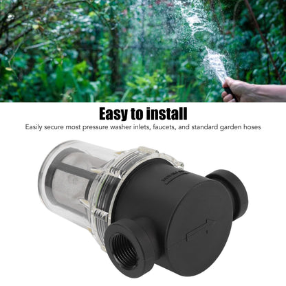 Hose Filter Plastic Sediment Impurity Garden Watering Prefilter For High Pressure Washer G1/2 100 Meshes V1294-YM3111220257911-0421