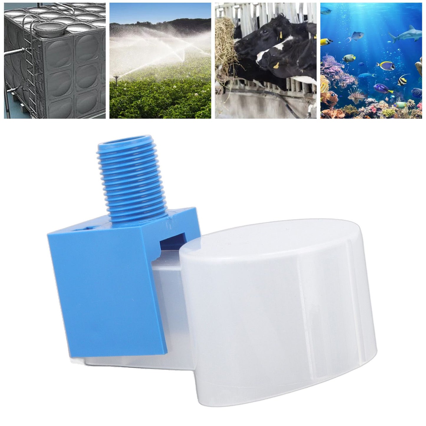 Water Level Control Valve ABS External Thread G1/2 Automatic Water Float Control for Water Tank Top Water V1294-YM3111220258011-0421
