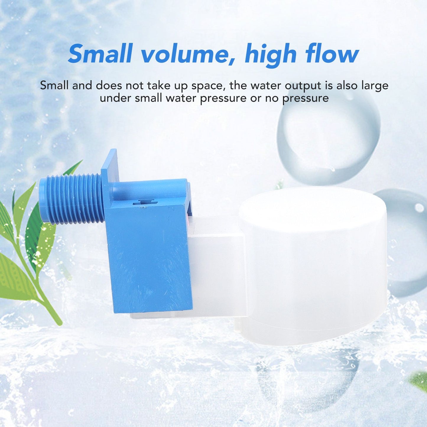 Water Level Control Valve ABS External Thread G1/2 Automatic Water Float Control for Water Tank Side Water V1294-YM3111220258012-0421