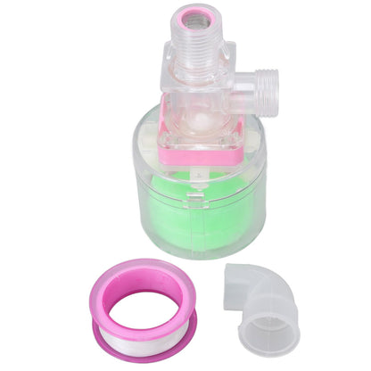 Water Lever Control Valve Transparent Full Automatic Plastic Tower Tank Floating Ball Valve G1/2 Top Water V1294-YM3111220258113-0421