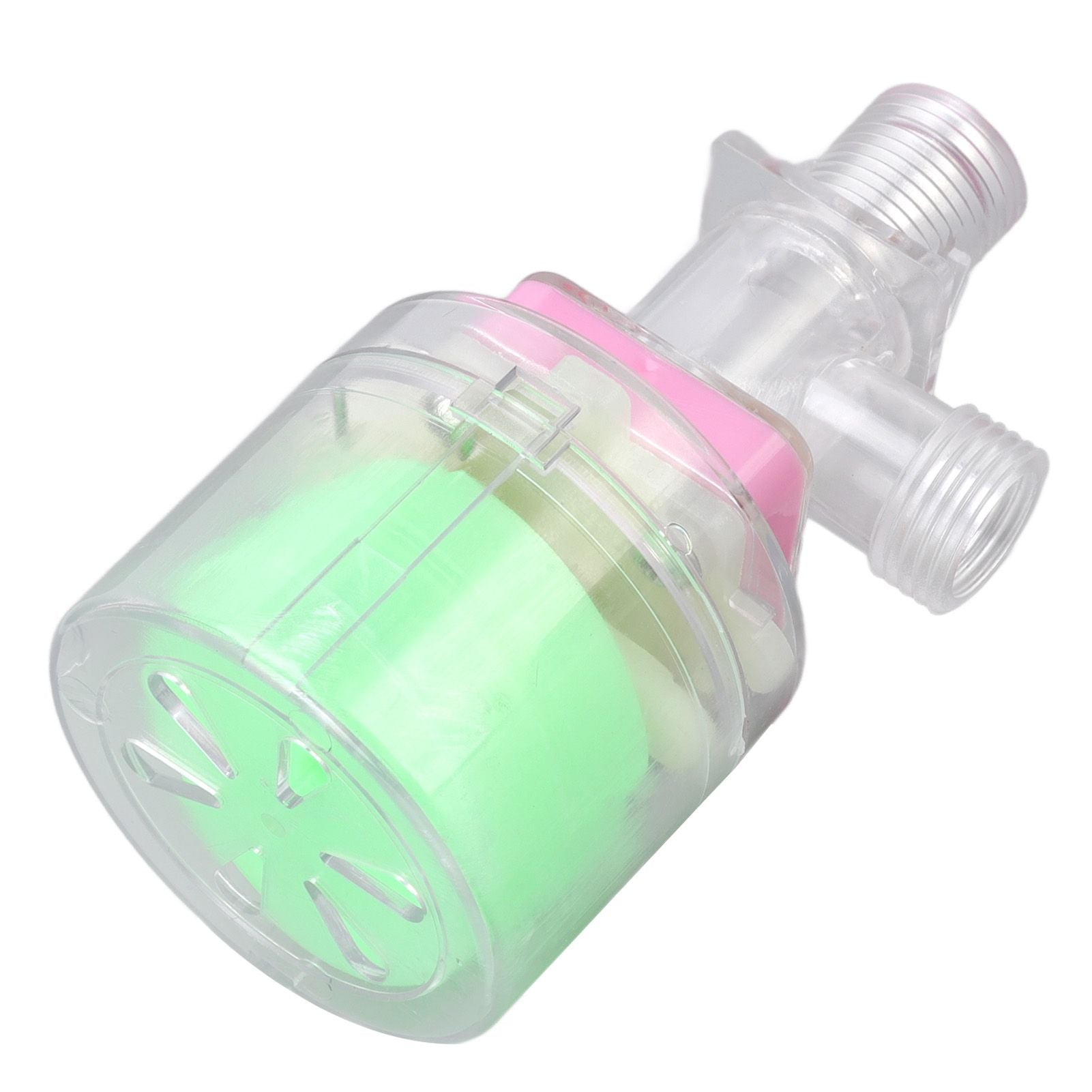 Water Lever Control Valve Transparent Full Automatic Plastic Tower Tank Floating Ball Valve G1/2 Top Water V1294-YM3111220258113-0421