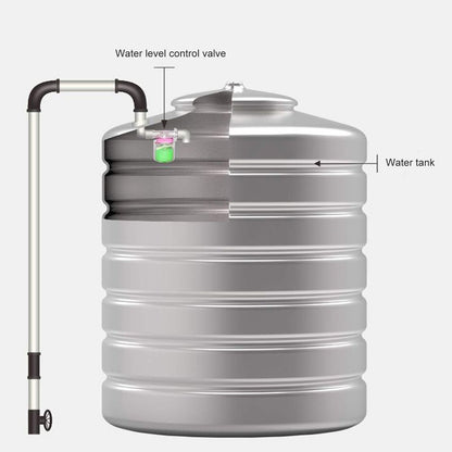 Water Lever Control Valve Transparent Full Automatic Plastic Tower Tank Floating Ball Valve G1/2 Top Water V1294-YM3111220258113-0421