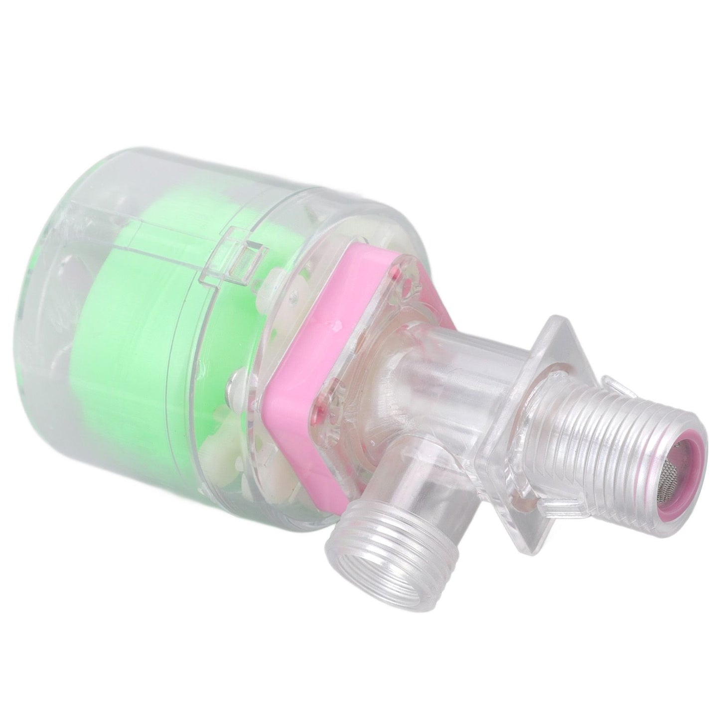 Water Lever Control Valve Transparent Full Automatic Plastic Tower Tank Floating Ball Valve G1/2 Top Water V1294-YM3111220258113-0421