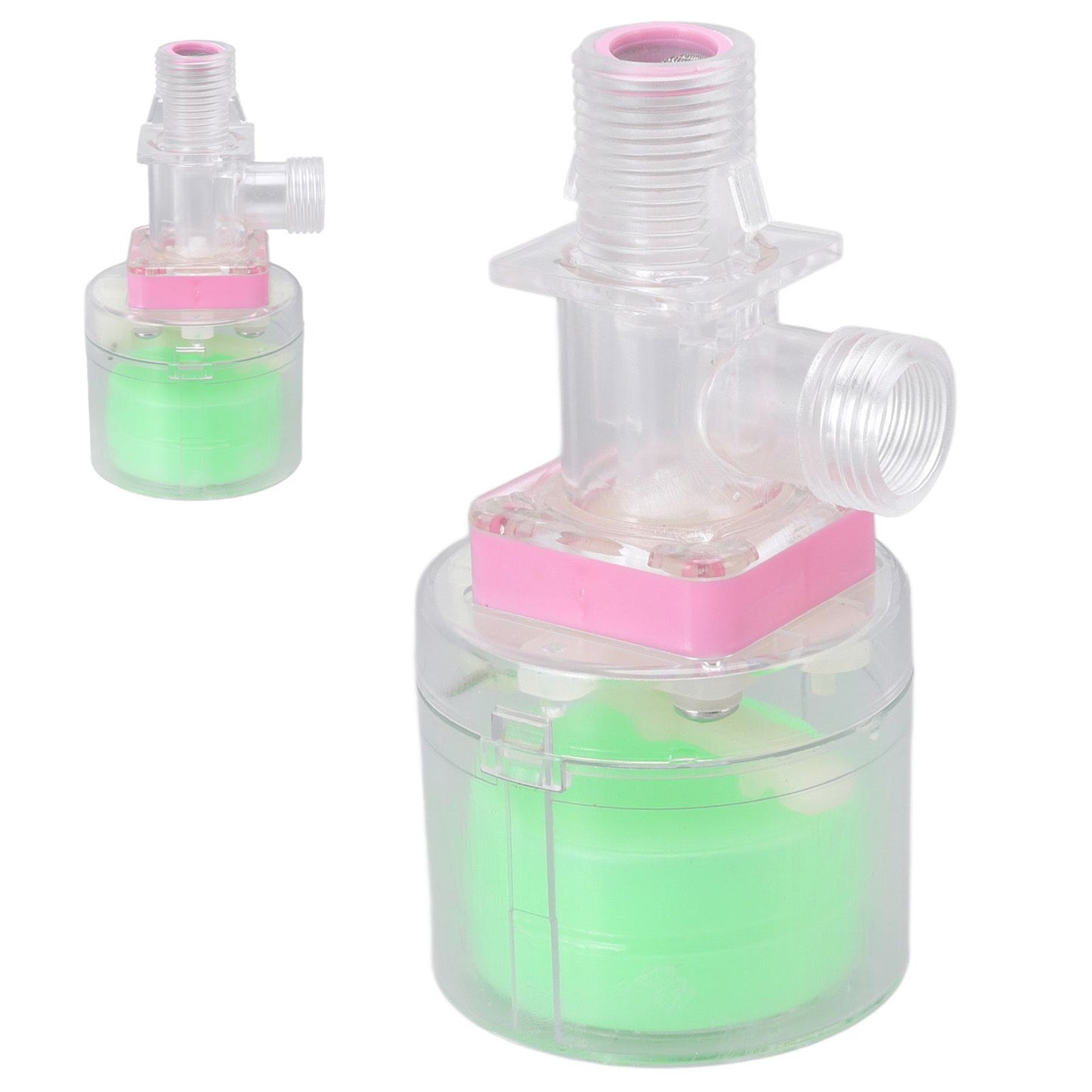Water Lever Control Valve Transparent Full Automatic Plastic Tower Tank Floating Ball Valve G1/2 Top Water V1294-YM3111220258113-0421