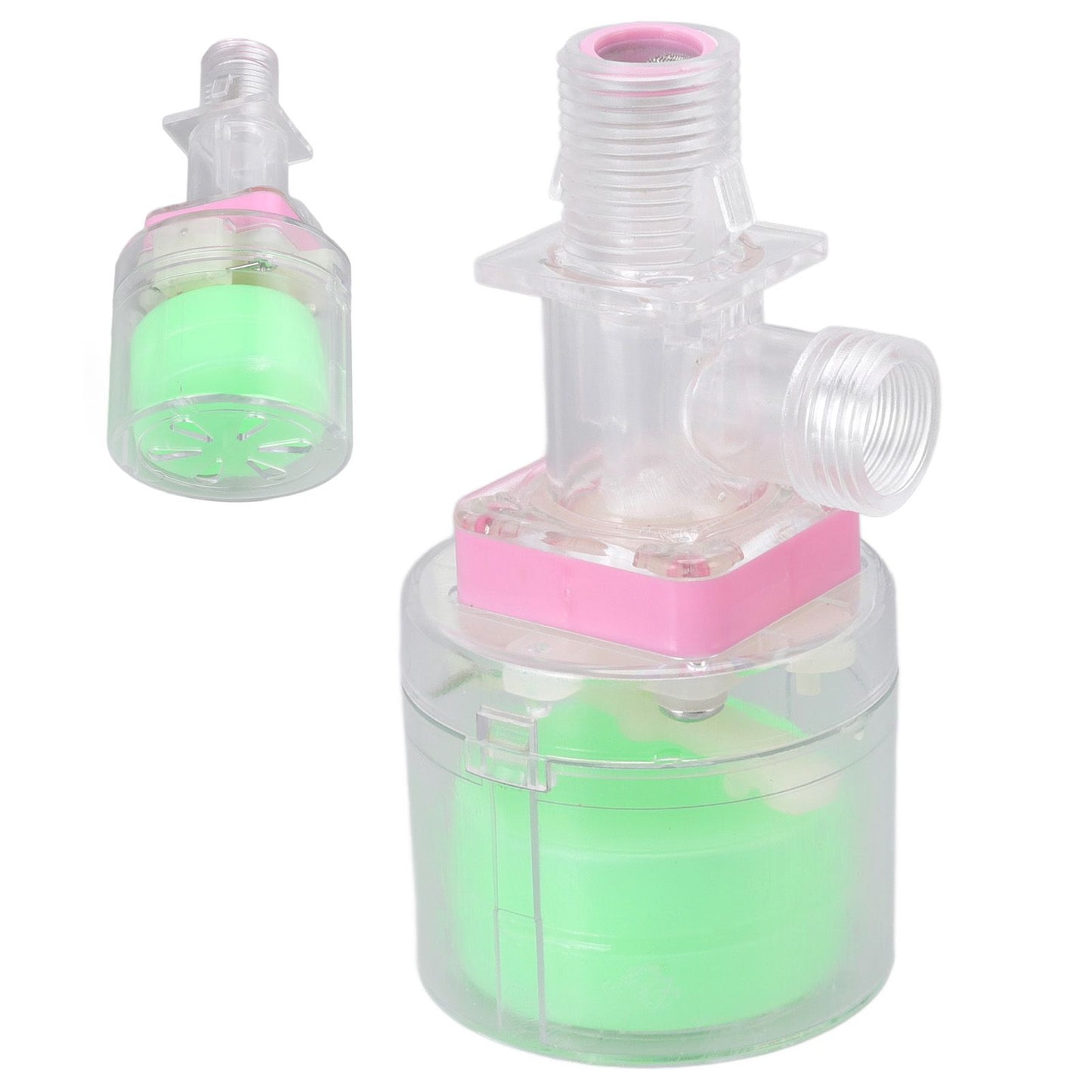 Water Lever Control Valve Transparent Full Automatic Plastic Tower Tank Floating Ball Valve G1/2 Top Water V1294-YM3111220258113-0421