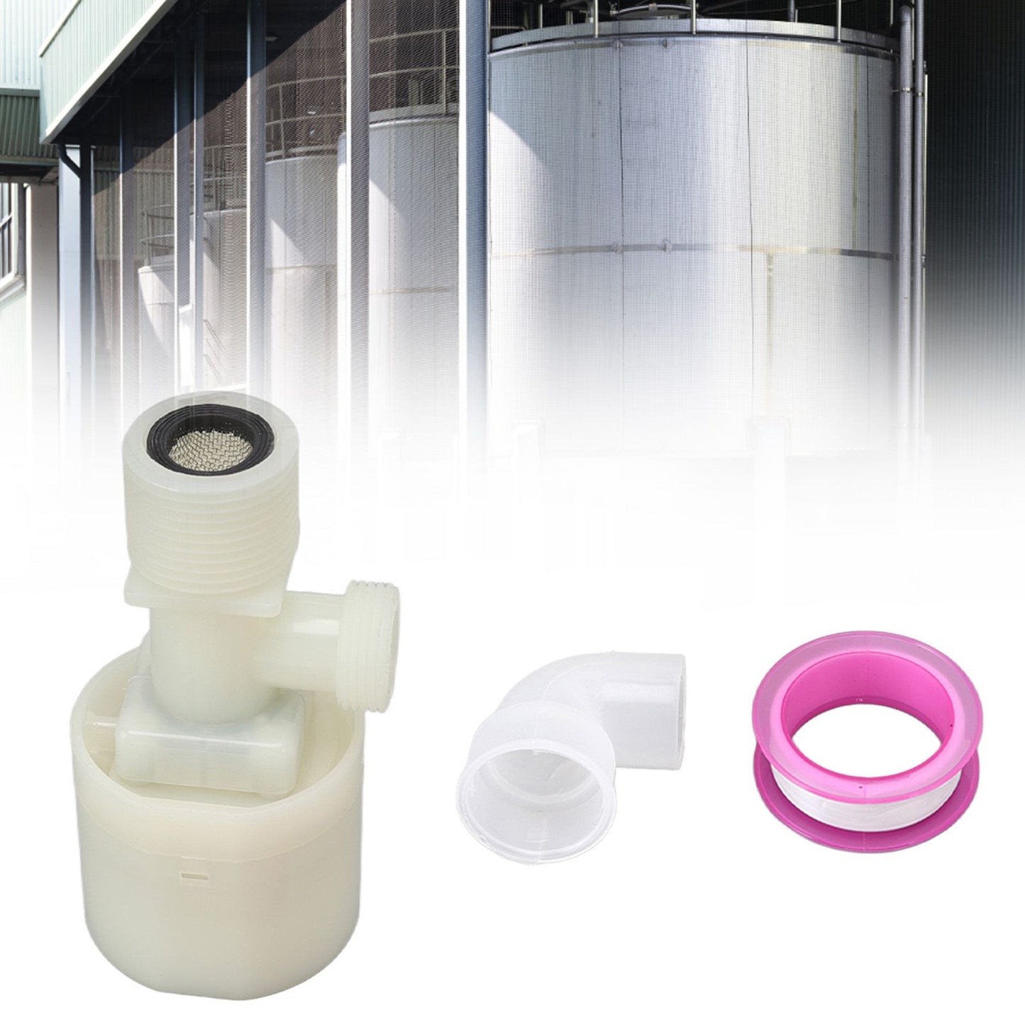 Water Level Control Valve Automatic Floating Ball Controller Plastic Water Tower Tank Switch Interior Male V1294-YM3111220258211-0421