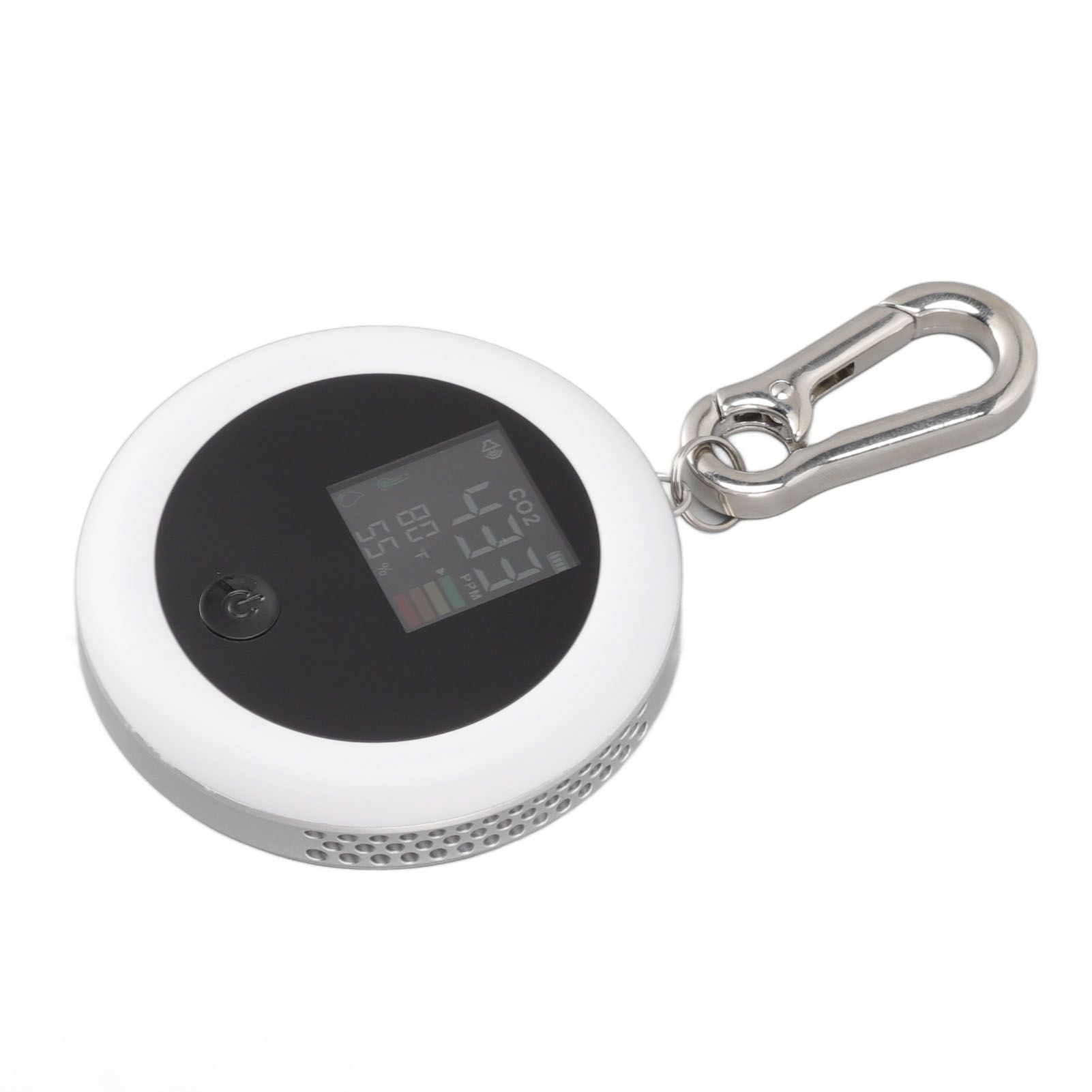 Infrared Mini CO2 Detector 3 in 1 Portable LCD Temperature Humidity Air Analyzer for Home Indoor Travel White V1294-YM3111220259811-0421
