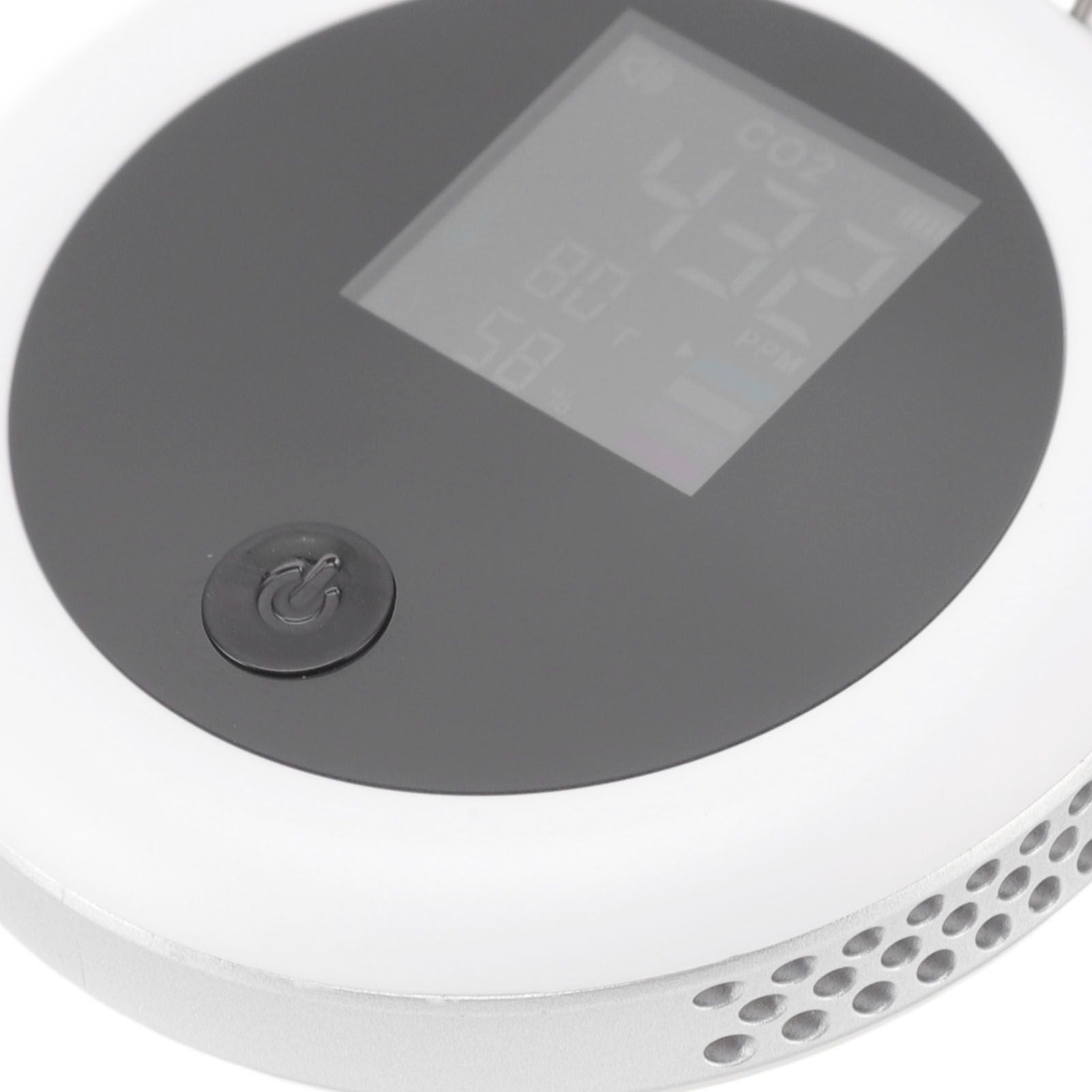 Infrared Mini CO2 Detector 3 in 1 Portable LCD Temperature Humidity Air Analyzer for Home Indoor Travel White V1294-YM3111220259811-0421