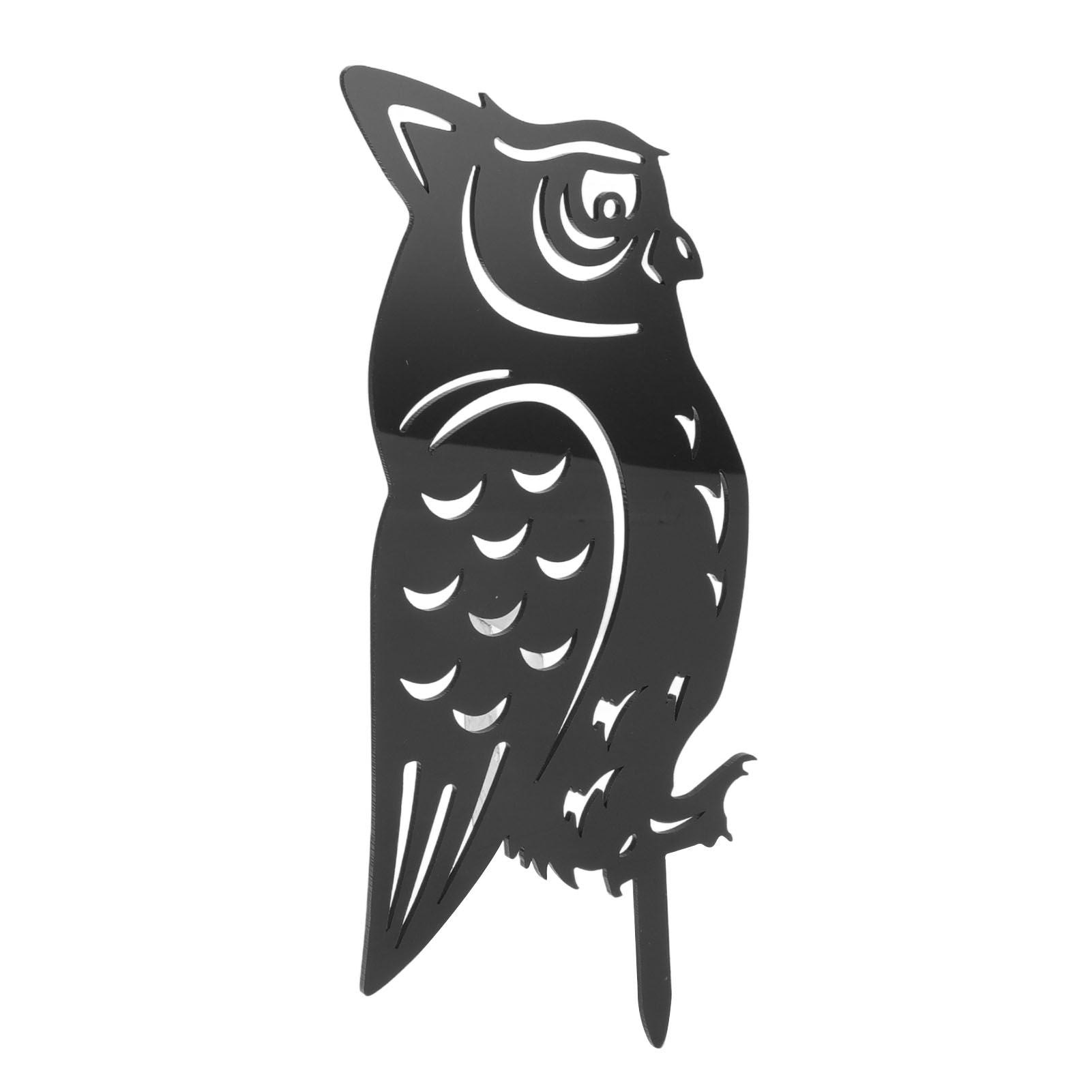 Garden Owl Decorative Insert Card Outdoor Courtyard Lawn Owl Silhouette Acrylic Stakes V1294-YM3111220260511-0421