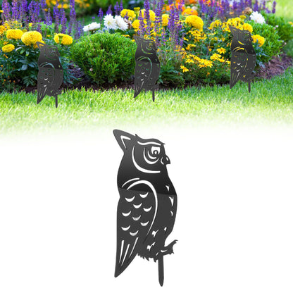 Garden Owl Decorative Insert Card Outdoor Courtyard Lawn Owl Silhouette Acrylic Stakes V1294-YM3111220260511-0421
