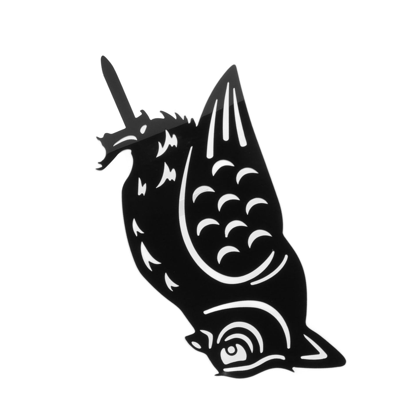 Garden Owl Decorative Insert Card Outdoor Courtyard Lawn Owl Silhouette Acrylic Stakes V1294-YM3111220260511-0421