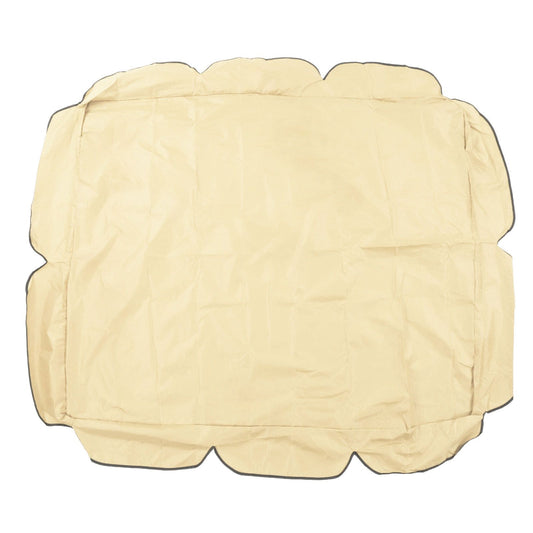 Swing Canopy 210D Silver Coated Oxford Waterproof UV Proof for Outdoor Patio Yard Chair 142x120x18cm Beige V1294-YM3111220262413-0421