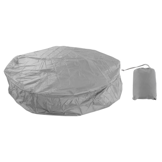 Outdoor Furniture Dust Covers Round Bathtub Cover 190 Silver Polyester Taffeta Hot Tub Waterproof Cover V1294-YM3111220264119-0421