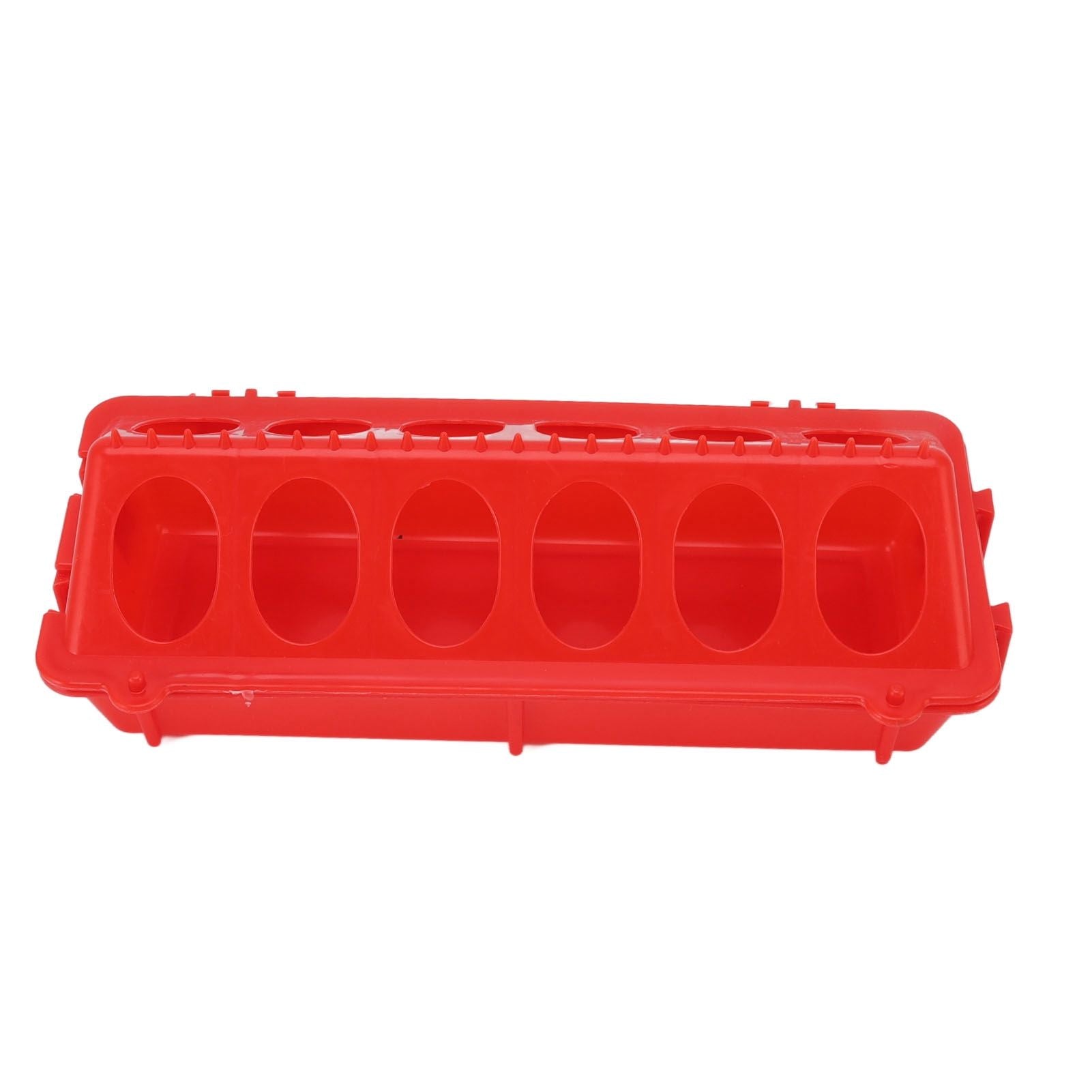 2Set Flip Top Chick Birds Water Feeder PP Chicken Trough Automatic Feeder with Splatter Proof Cover Poultry V1294-YM3111220265212-0421